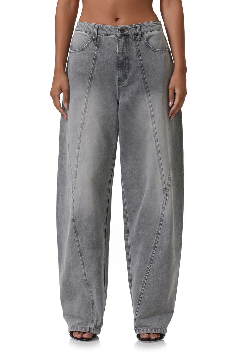 Archer Loose Fit Jeans, Main, color, SMOKE GREY WASH