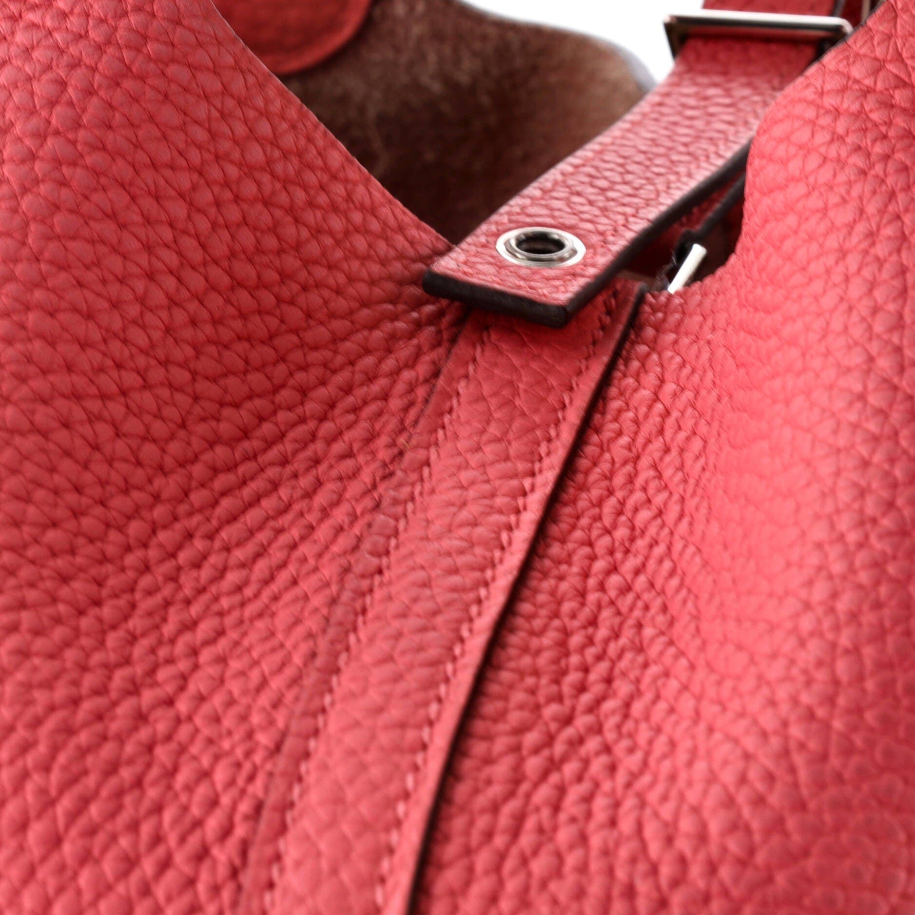 Pre-Owned Hermes Picotin Lock Bag Clemence PM, Alternate, color, Rose Azalee