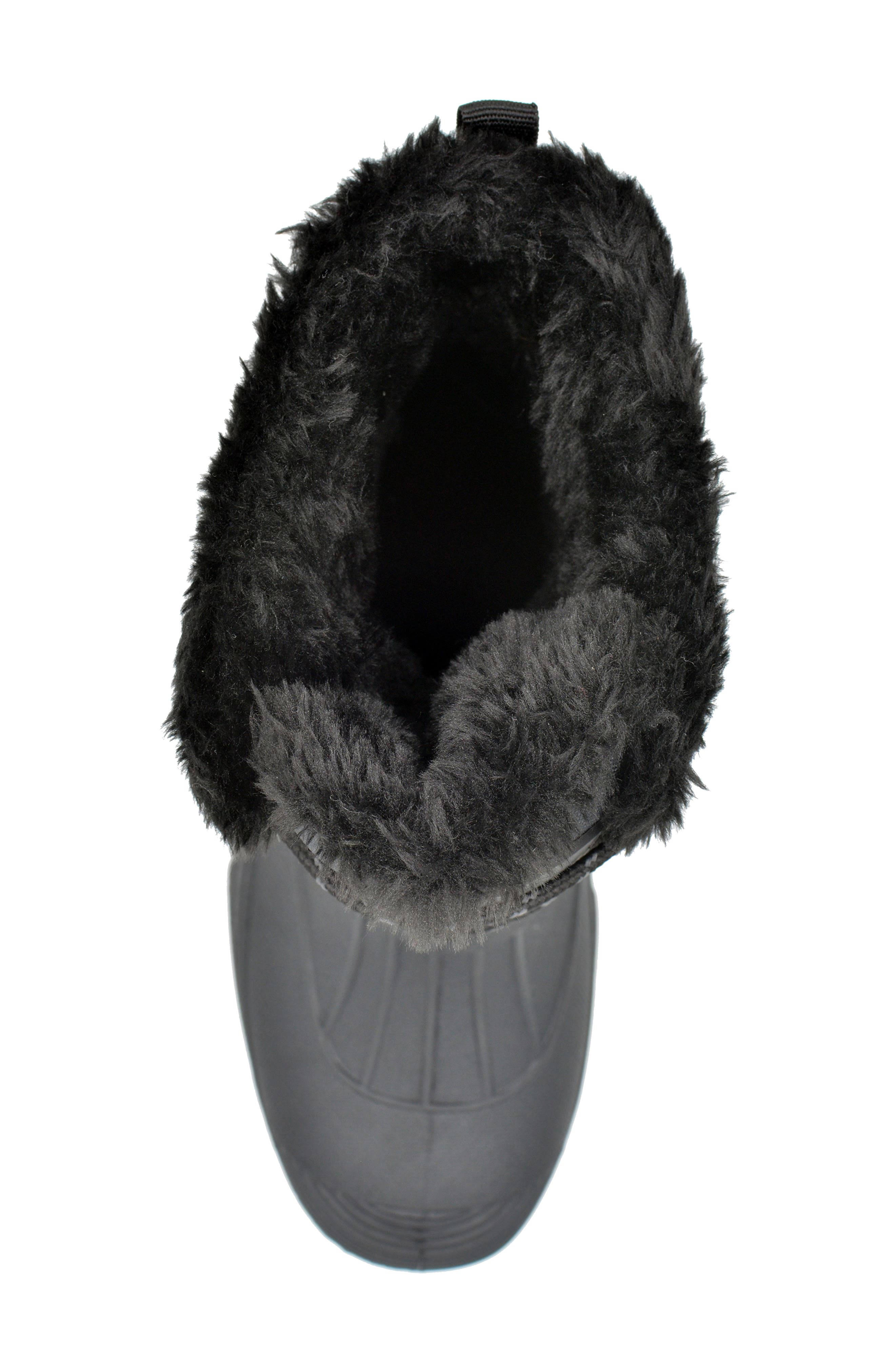 POLAR RANGE Decker Faux Fur Lined Snow Boot, Alternate, color, Grey