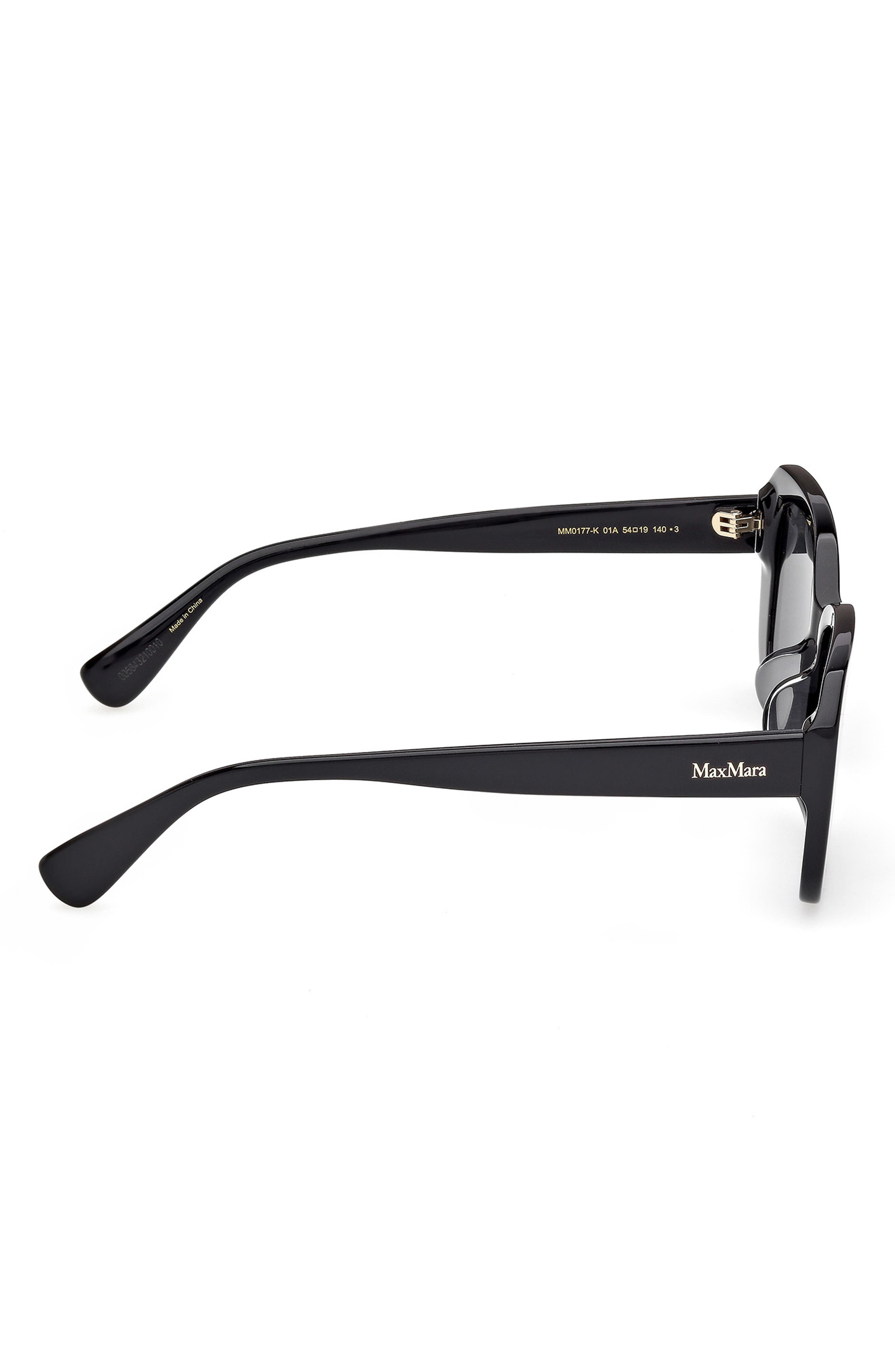Max Mara 54mm Rectangular Sunglasses (Women) | Nordstrom display picture 3