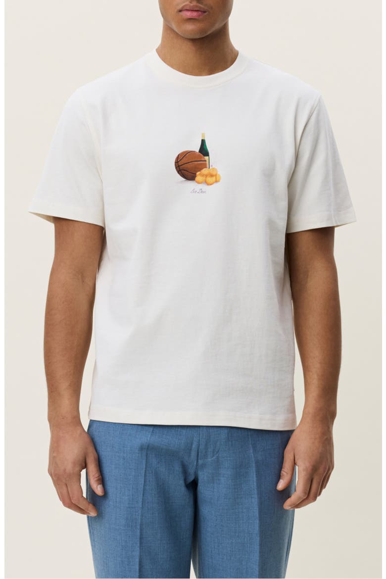 Lemons Organic Cotton Graphic T-Shirt, Main, color, EGGNOG WHITE