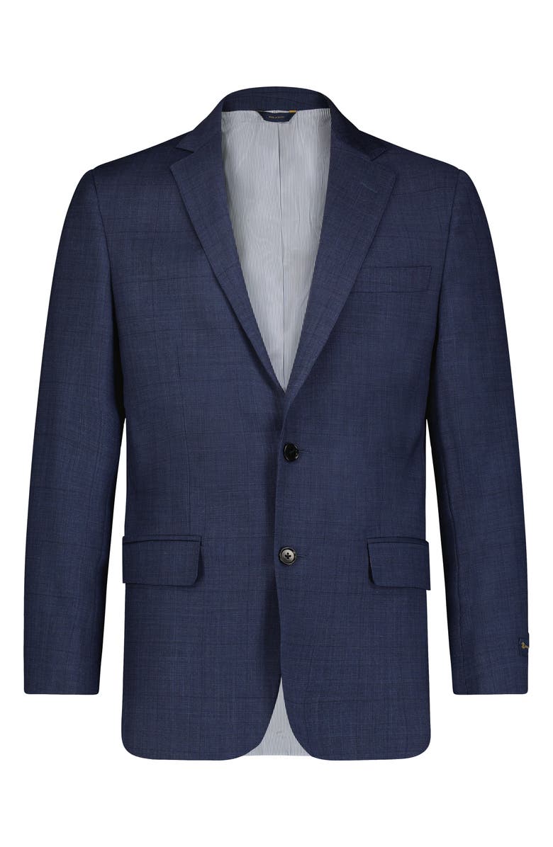 Brooks Brothers Regent Fit Wool Blend Sport Coat, Main, color, Blueglnpld