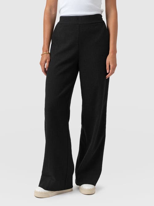 Saint + Sofia Arden Wide Leg Pant In Black