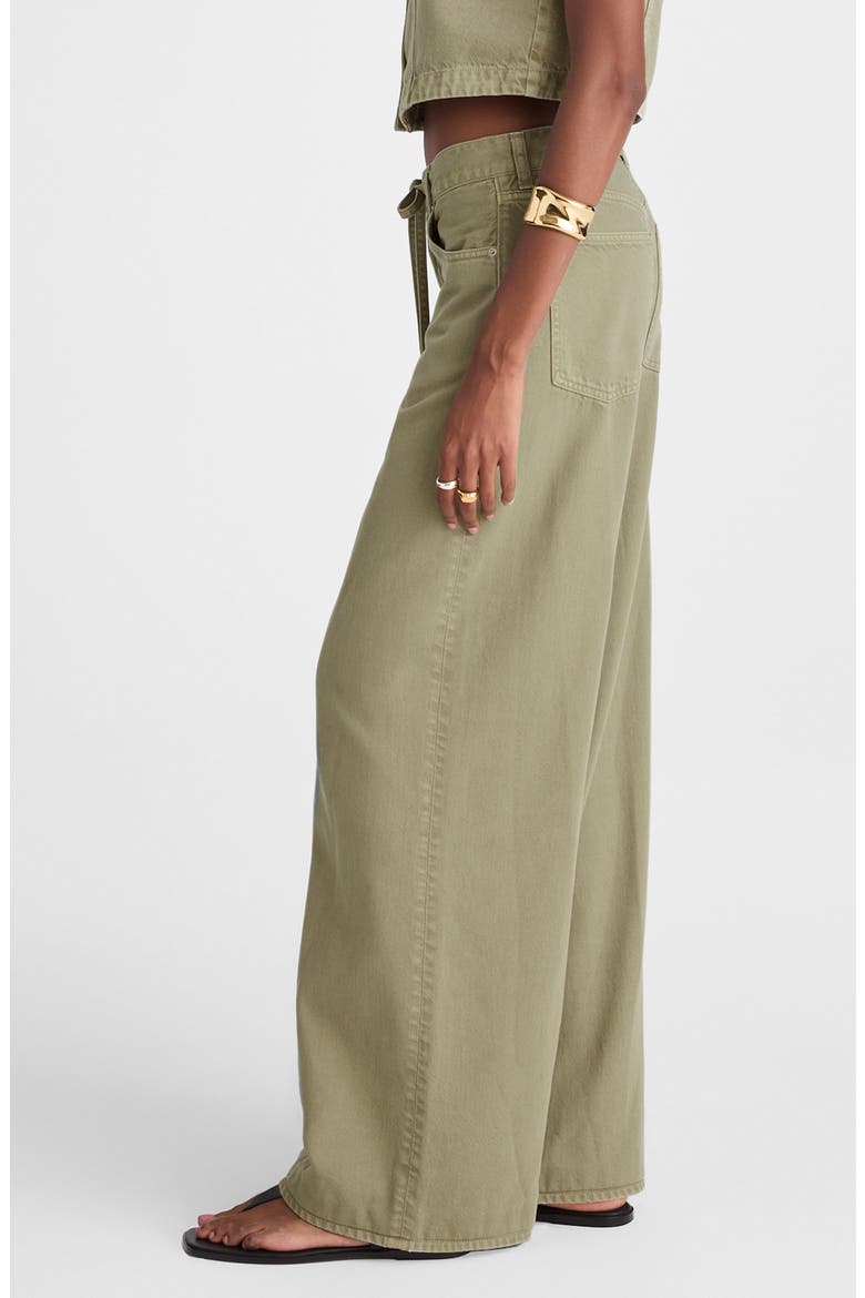Airy Wide Leg Jeans, Alternate, color, SAGEBRUSH