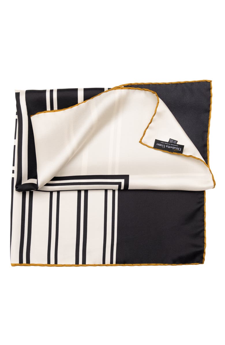 Elizabetta Lazio - Hand Rolled Silk Neckerchief for Men, Alternate, color, 