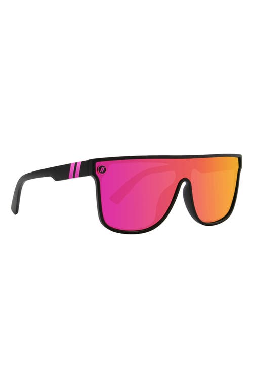 Blenders Eyewear Sci-fi Dx 148mm Polarized Flat Top Sunglasses In Pink