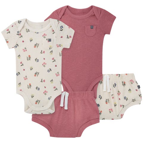 Bodysuit and Shorties 4-piece Set (Infant)