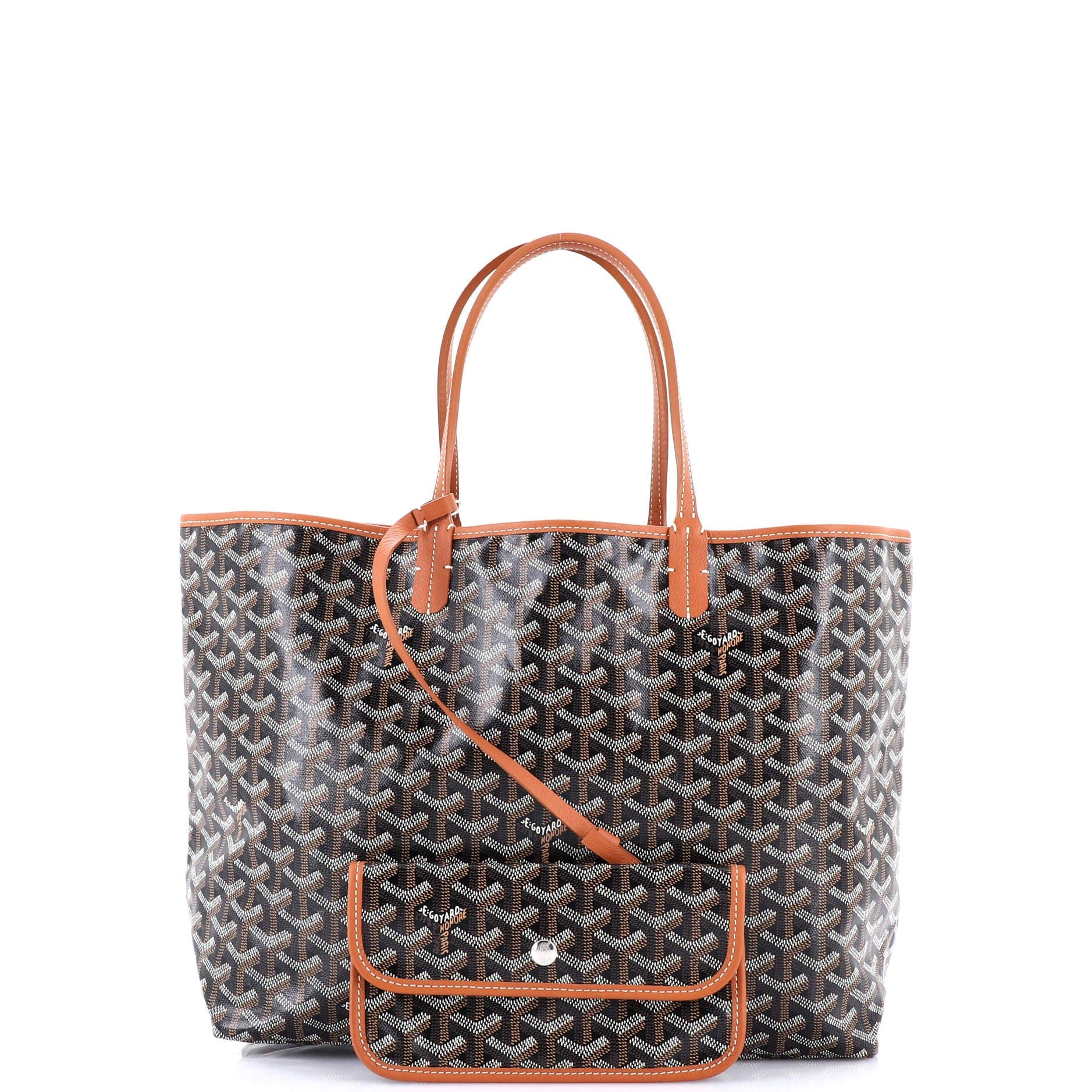Pre-Owned Goyard Saint Louis Tote Coated Canvas PM, Alternate, color, 