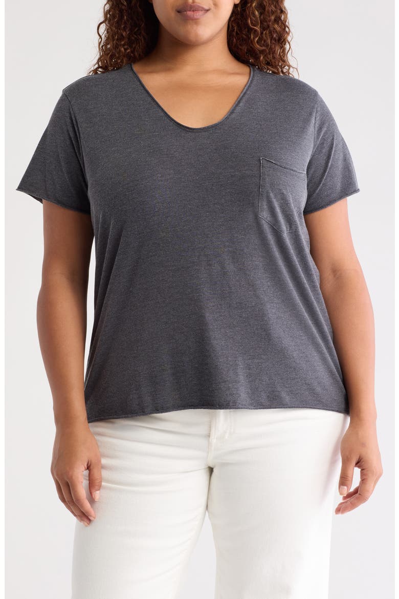 Rolled Burnout Top, Main, color, BLACK