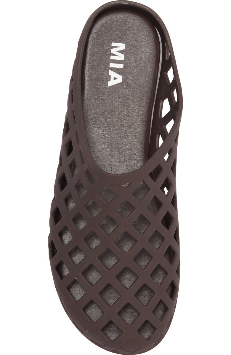 MIA Kandie Jelly Mule, Alternate, color, Brown Matte