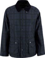 Barbour Ambleside Plaid Water Resistant Waxed Cotton Shirt Jacket