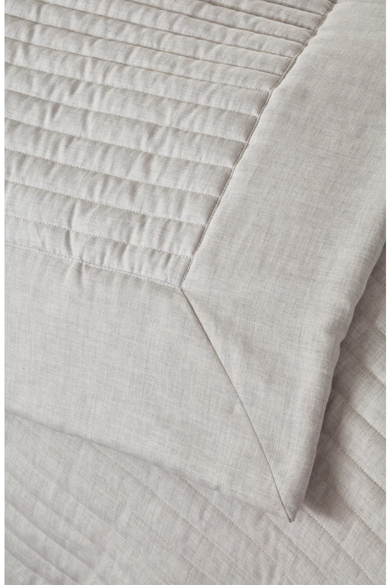 Organic Cotton Twill Quilt & Shams Set, Alternate, color, GREY VAPOR