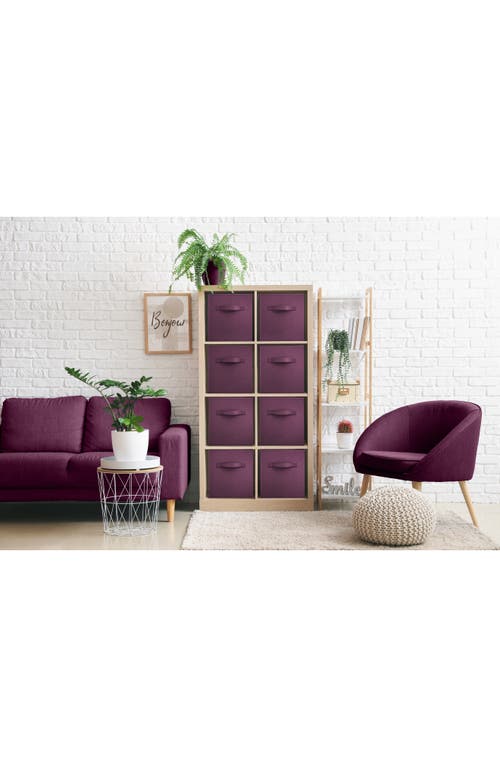 Sorbus 8-pack Collapsible Storage Cubes In Purple