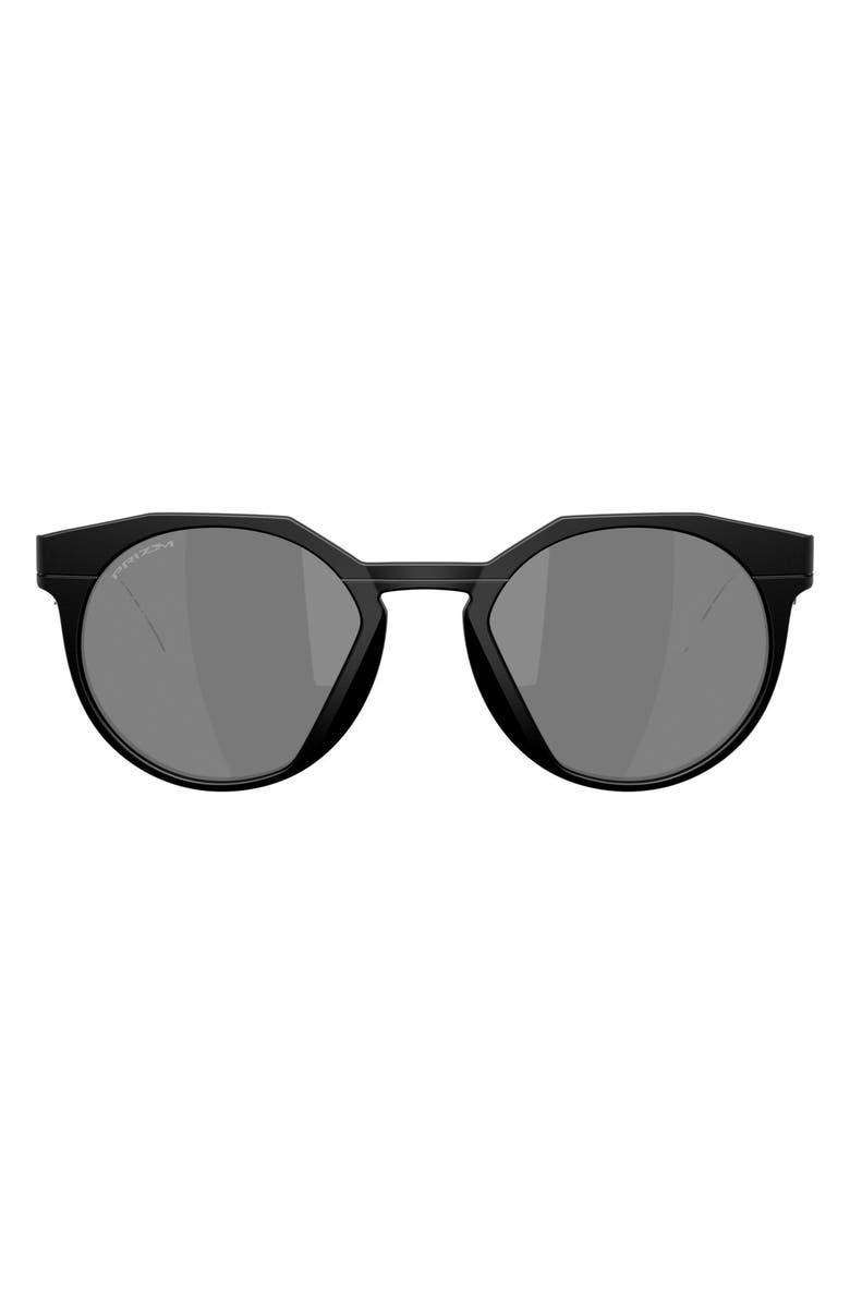 Oakley 52mm Prizm<sup>™</sup> Round Sunglasses, Main, color, Matte Black