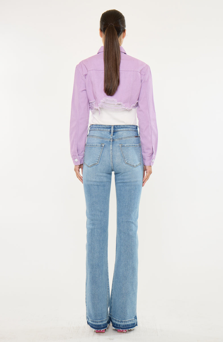 KanCan Aimmes High Rise Flare Jeans, Alternate, color, Medium Wash