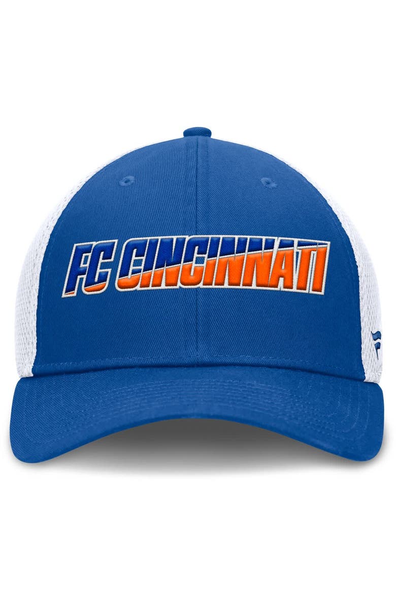 FANATICS Men's Fanatics Blue FC Cincinnati Rocket Flex Hat, Alternate, color, Blue