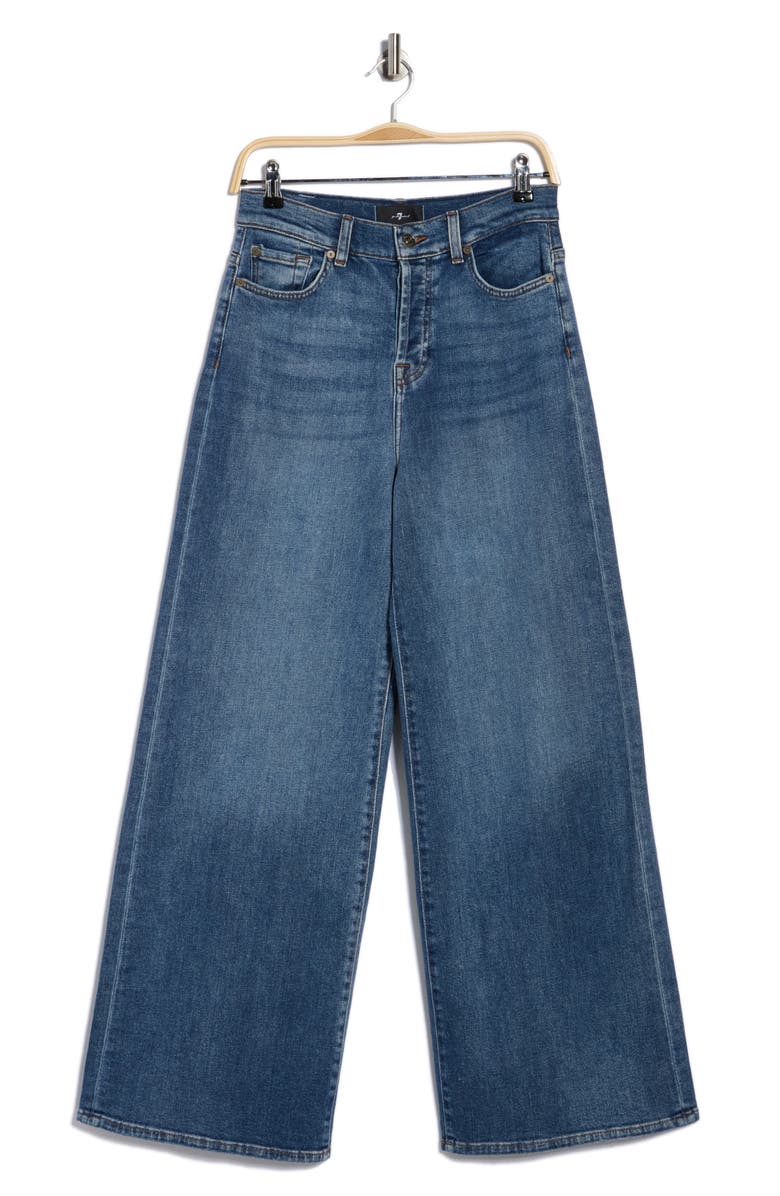 7 For All Mankind Zoey High Waist Wide Leg Jeans, Alternate, color, Lorton