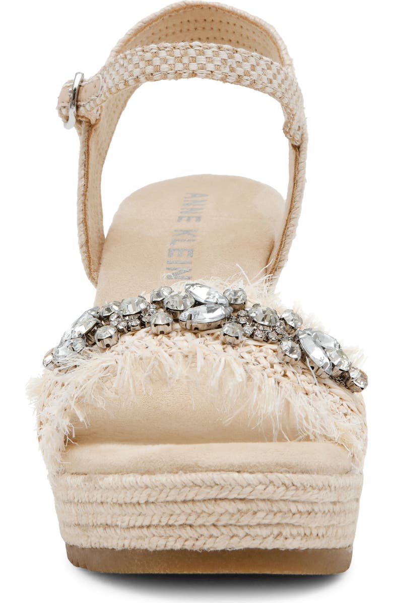 Anne Klein Wilton Ankle Strap Platform Wedge Sandal, Alternate, color,