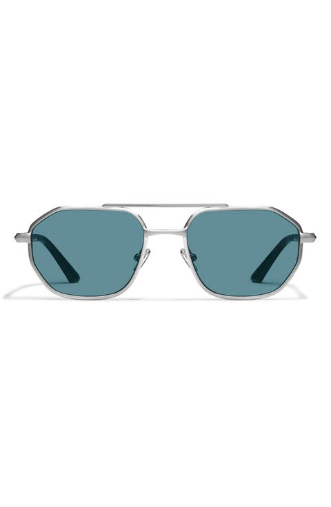 En Route 57mm Aviator Sunglasses