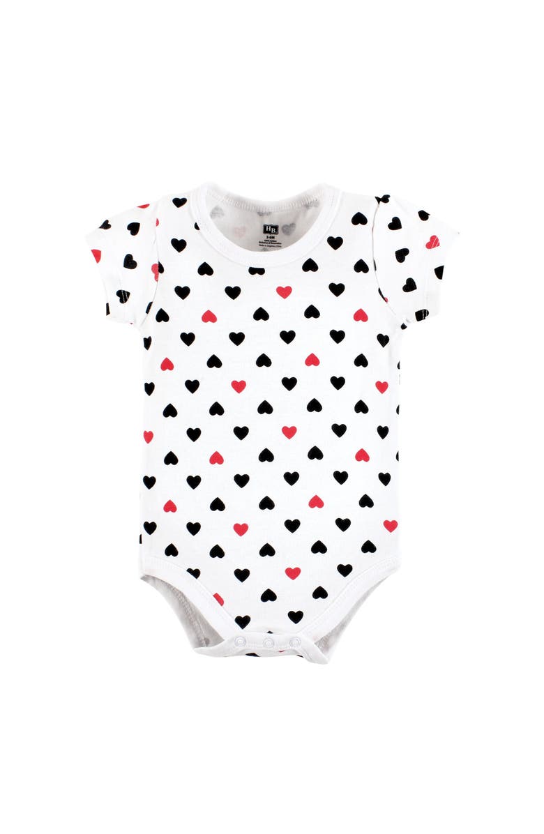 Hudson Baby Soft Cotton Outfit Collection, Alternate, color, Girl Mommy Red Black