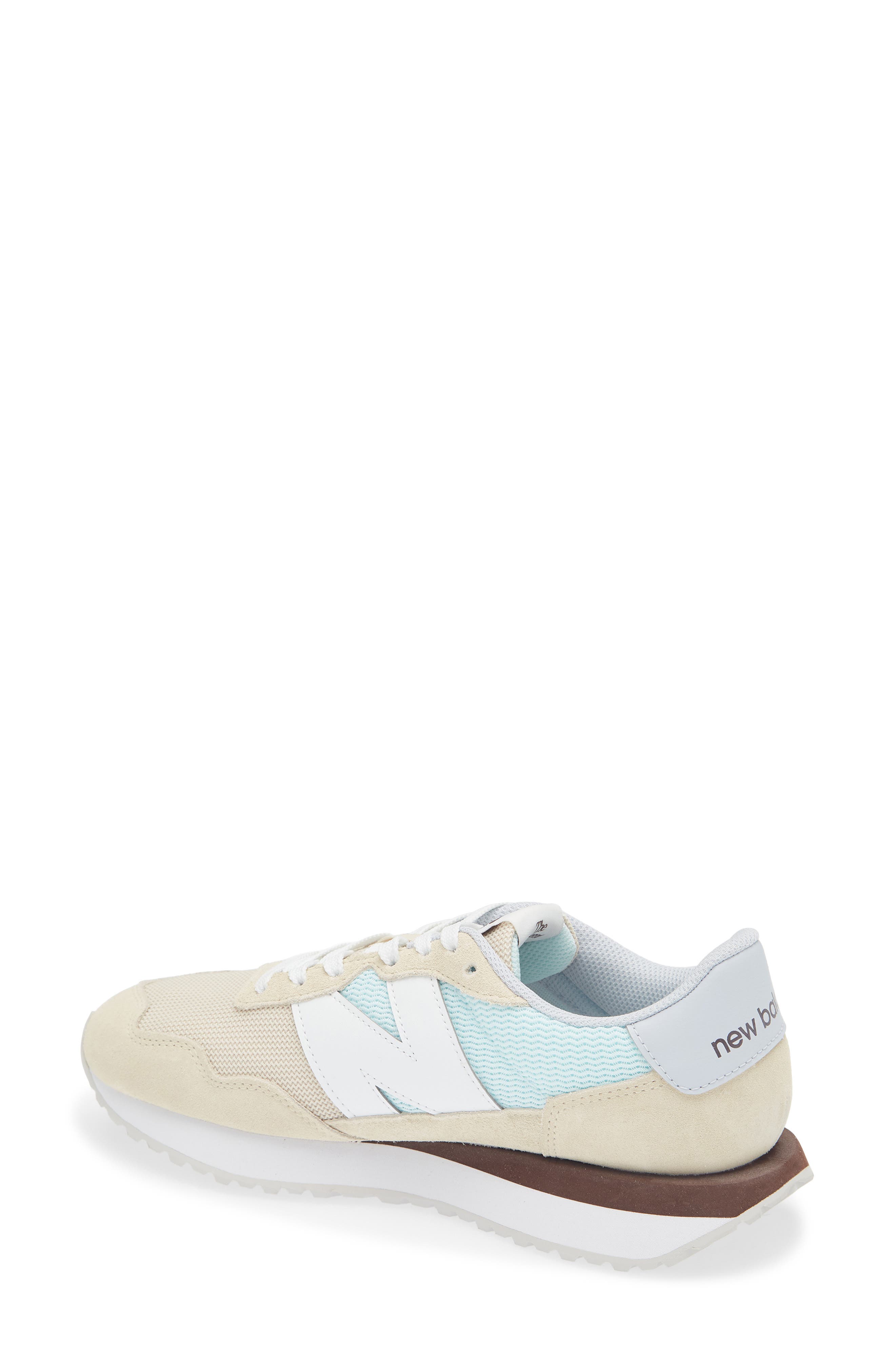 237 Sneaker, Alternate, color, BONE/ GLINT BLUE