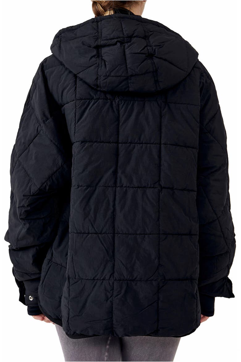 FP Movement FP Movement Pippa Water Resistant Packable Pullover, Alternate, color, BLACK