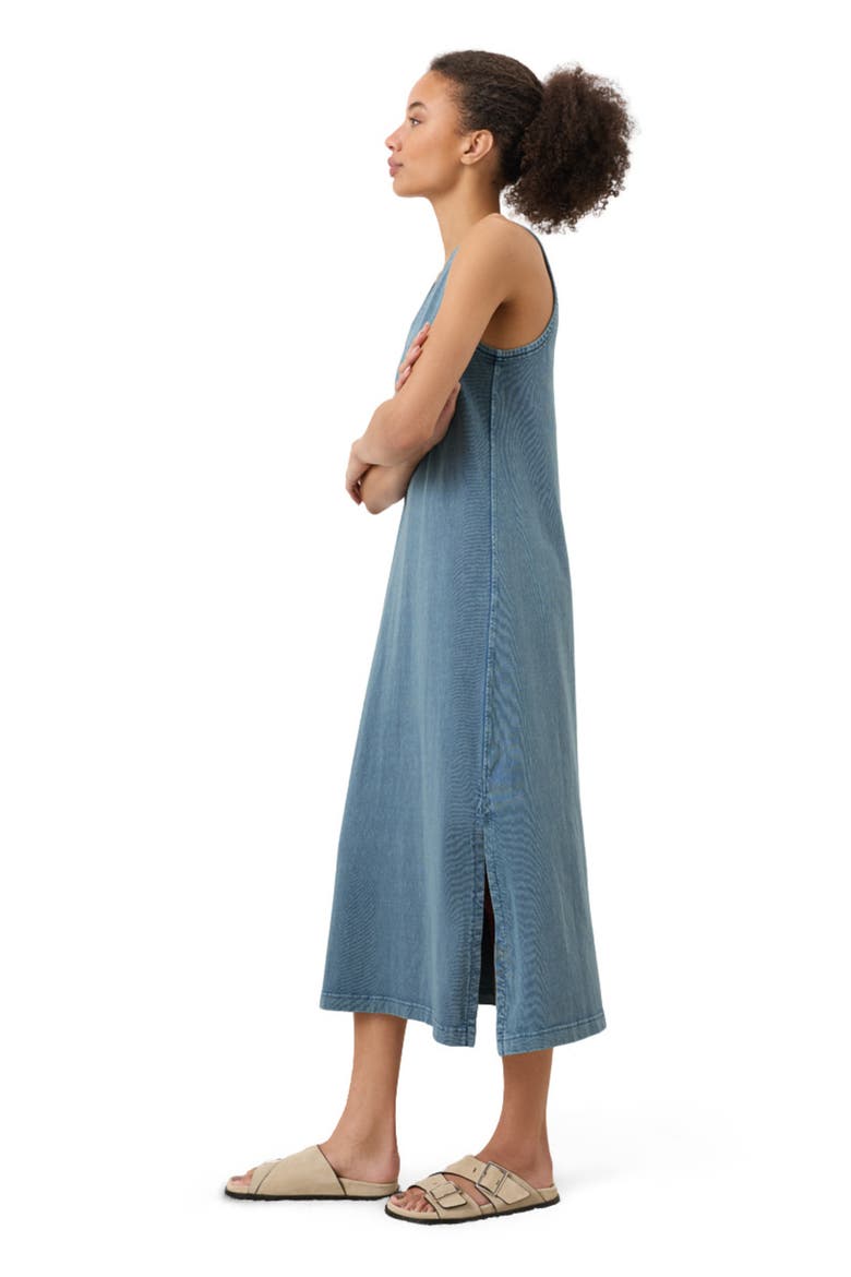 Organic Cotton Weekends Tank Dress, Alternate, color, Washed Wedgewood Blue