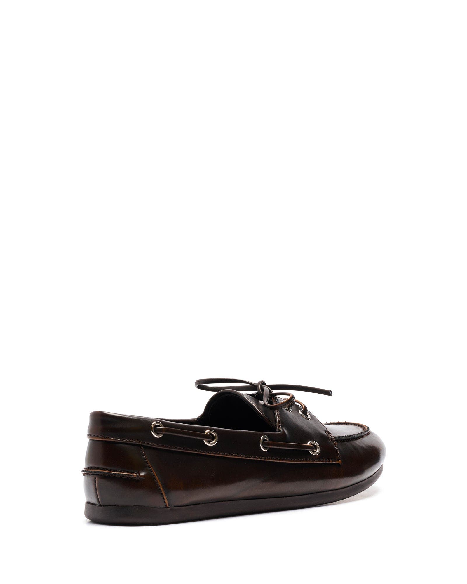 Sailor Boat Shoe, Alternate, color, CHOCOLATE BURNISHED PU