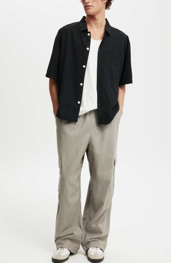 Men's Eli Linen Blend Short Sleeve Shirt