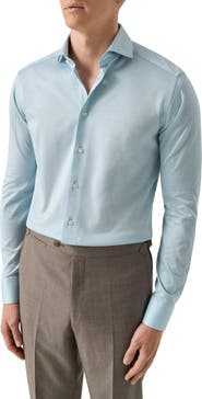 Eton Contemporary Fit Filo di Scozia Jersey Dress Shirt