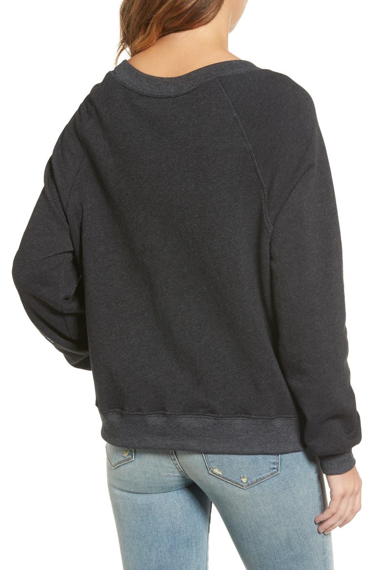 Sommers Sweater - Heart Embroidered Pullover, Alternate, color, CLEAN BLACK