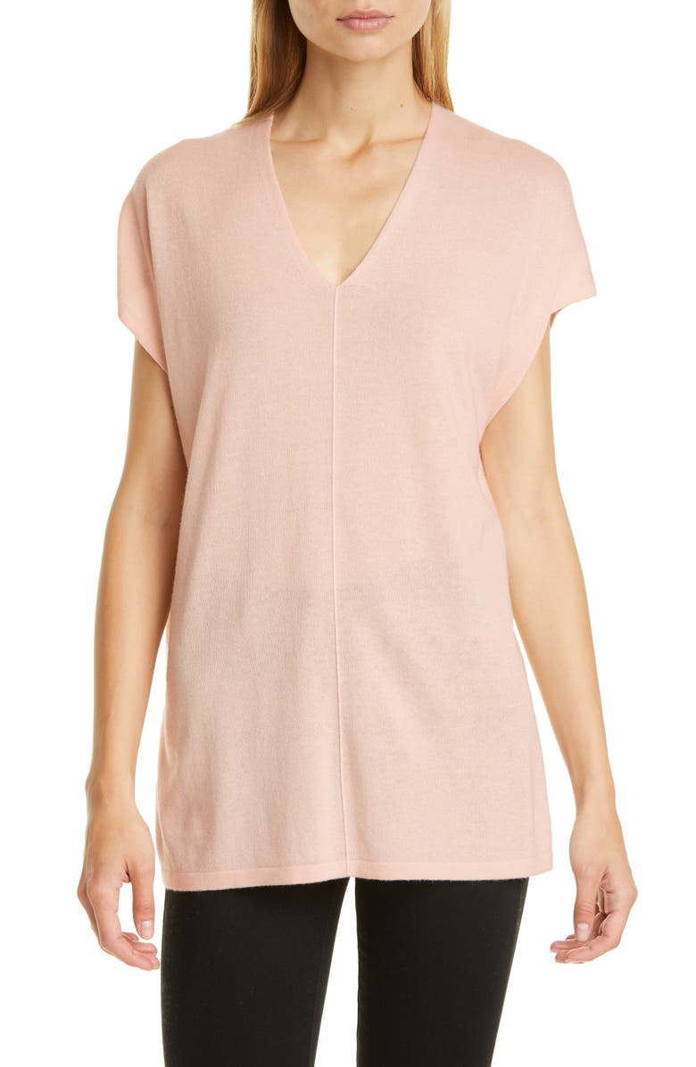 Nordstrom Signature Silk & Cashmere Tunic, Main, color, 