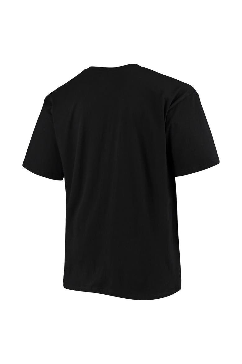 Men's Fanatics Branded Black Tampa Bay Buccaneers Big & Tall Color Pop T-Shirt, Alternate, color, Black
