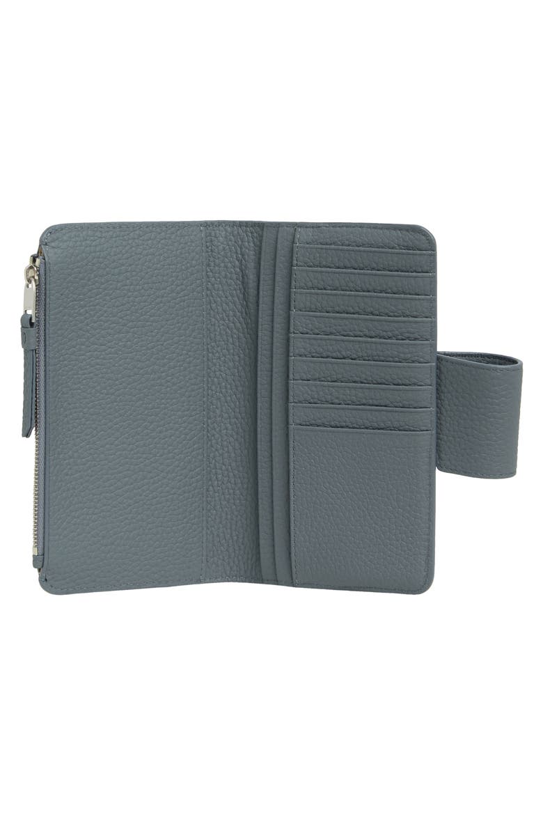 Ray Leather Wallet, Alternate, color, ALFAR BLUE