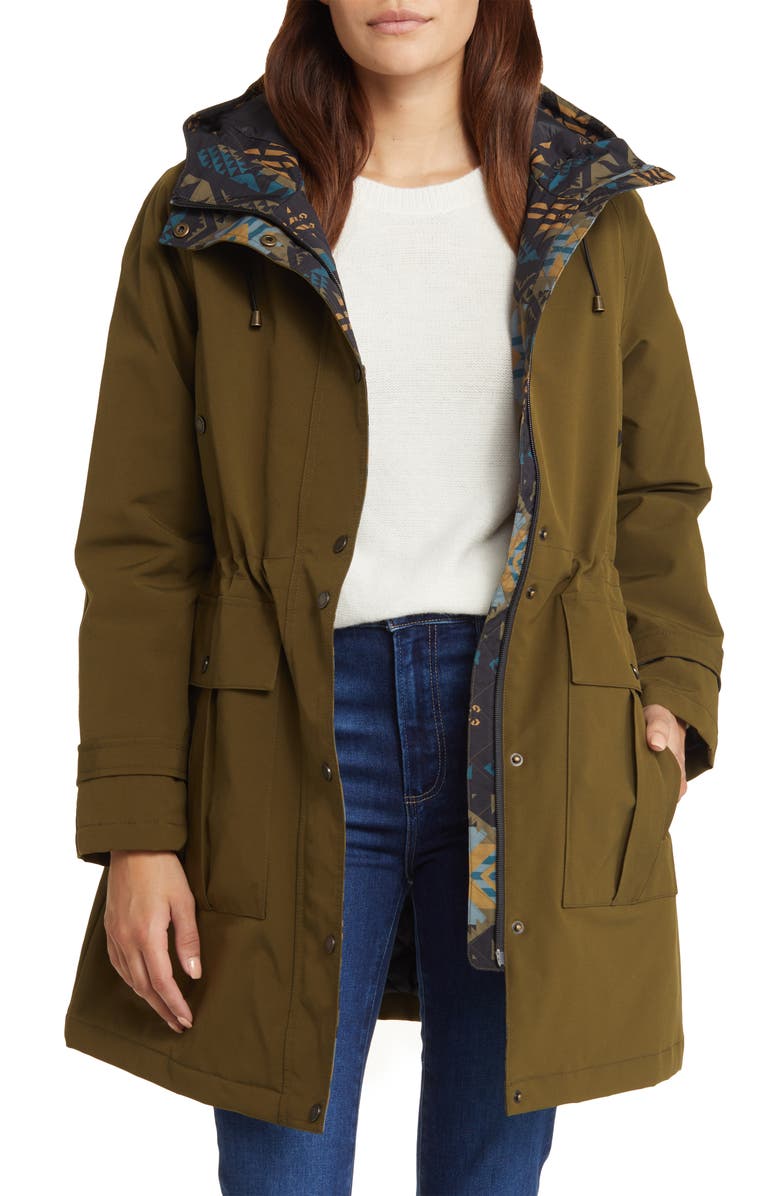 Pendleton Bridgeport Water Resistant Hooded Jacket, Main, color,