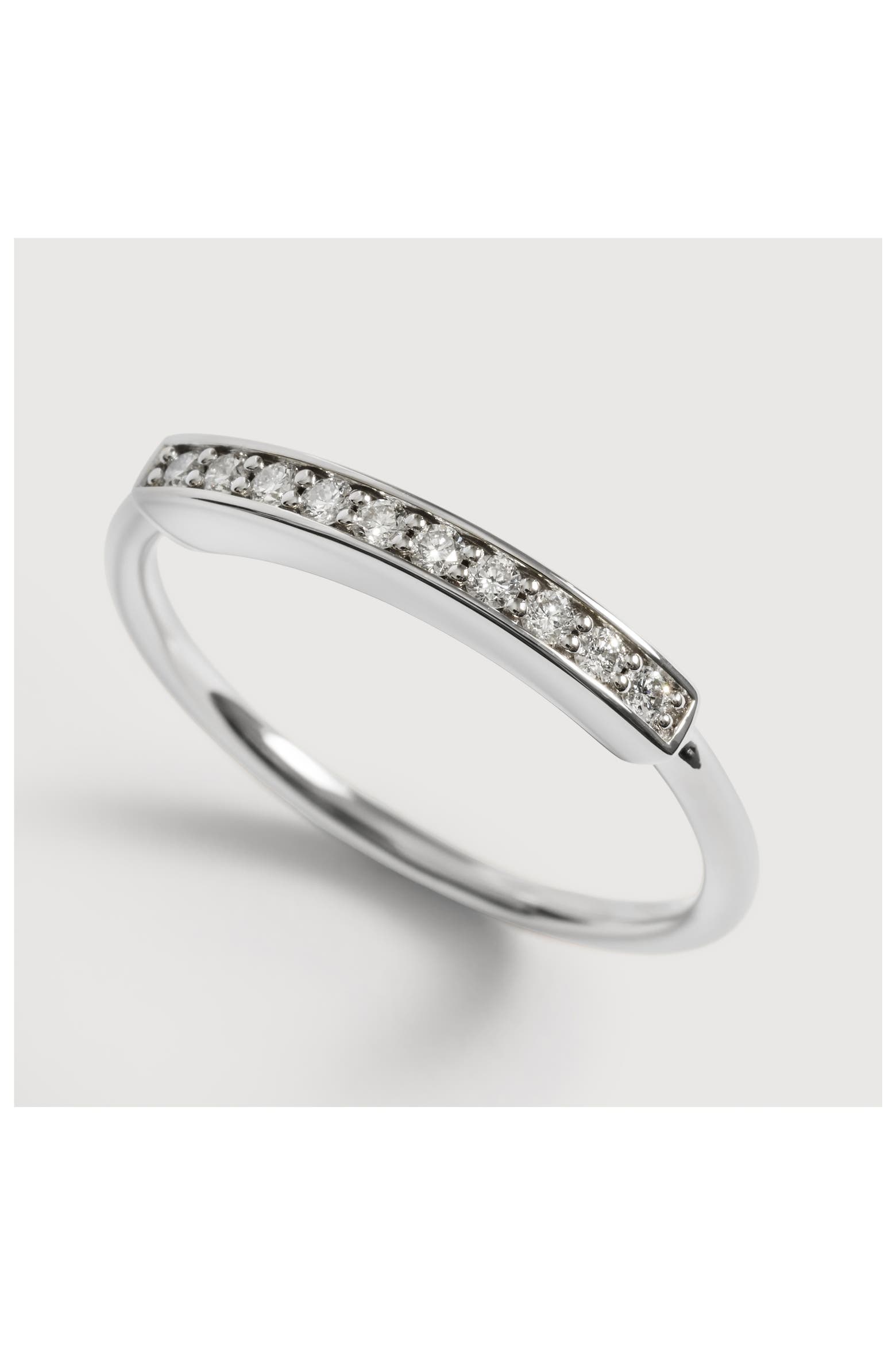 Lab Dye Request Form Monica Vinader Linear Sterling Silver Lab Grown Diamond Pavé Band Ring ...