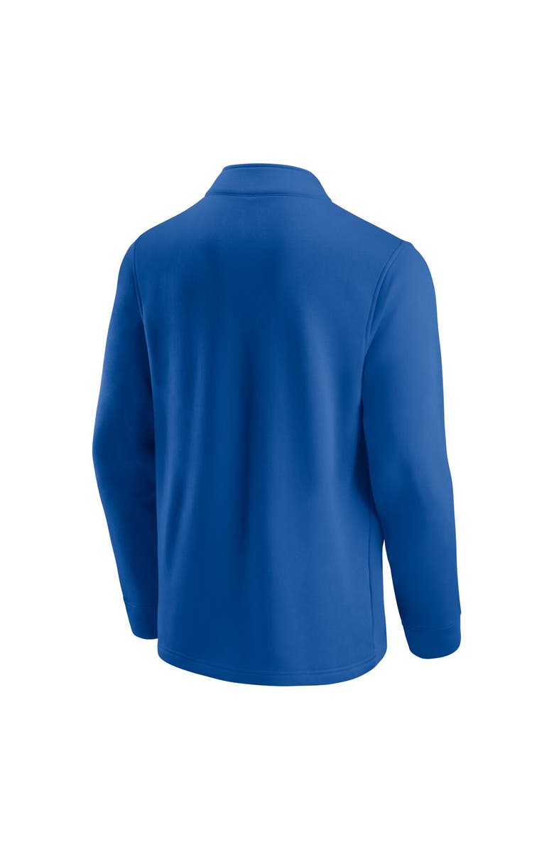 FANATICS Men's Fanatics Branded Royal/Red Buffalo Bills Block Party Quarter-Zip Jacket, Alternate, color, 