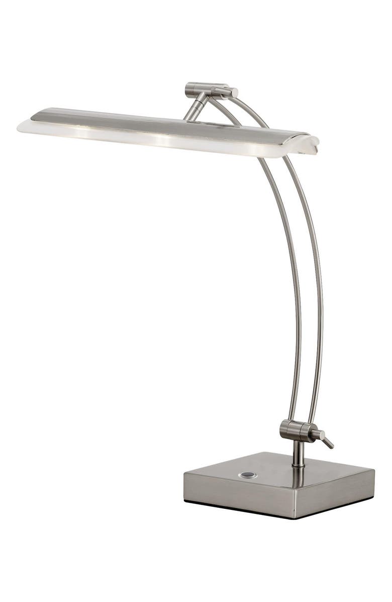 ADESSO LIGHTING Esquire LED Desk Lamp, Main, color, Brushed Steel