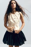 H&M Hammered-button Twill Waistcoat