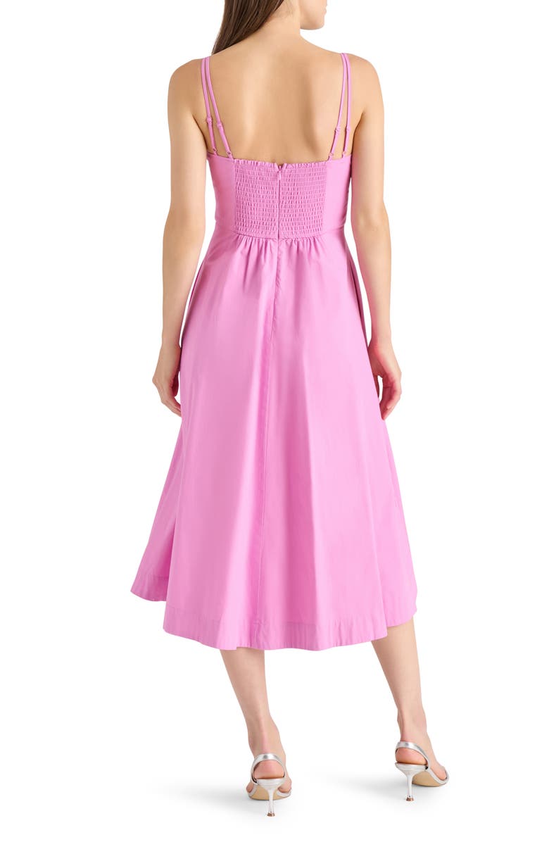 Steve Madden Harley Fit & Flare Midi Dress, Alternate, color, Crocus