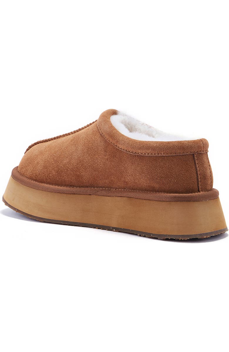 Australia Luxe Collective Outback Genuine Shearling Platform Slipper, Alternate, color, Chestnut