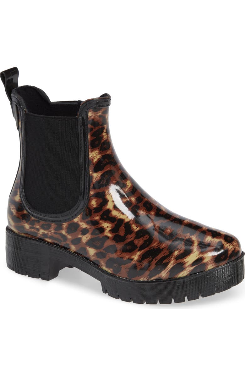 Jeffrey Campbell Cloudy Chelsea Rain Boot, Main, color,