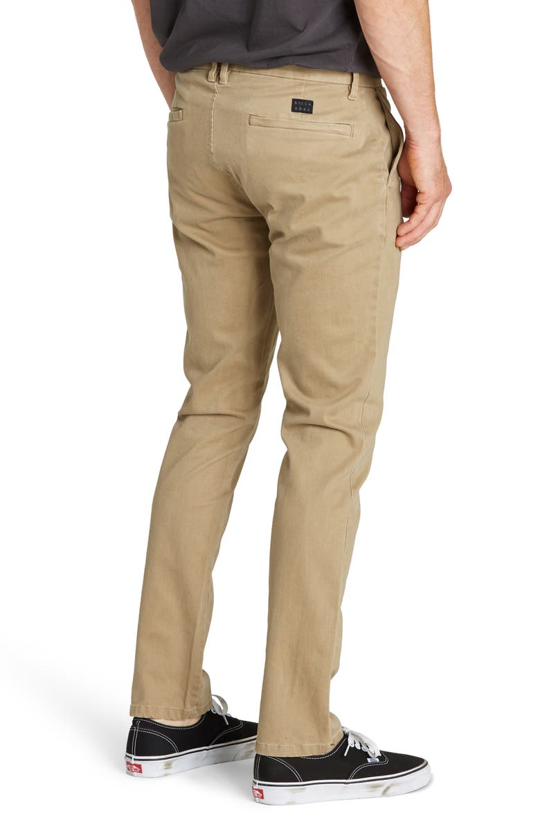 Billabong New Order Slim Straight Chinos, Alternate, color, 