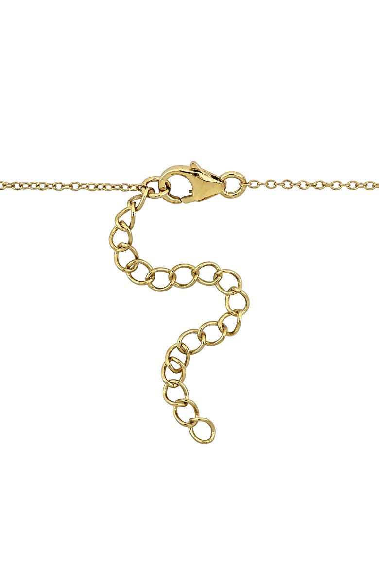 DELMAR Rainbow Semiprecious Stone & Lab-Grown White Sapphire Bar Pendant Necklace, Alternate, color, Blue Multi