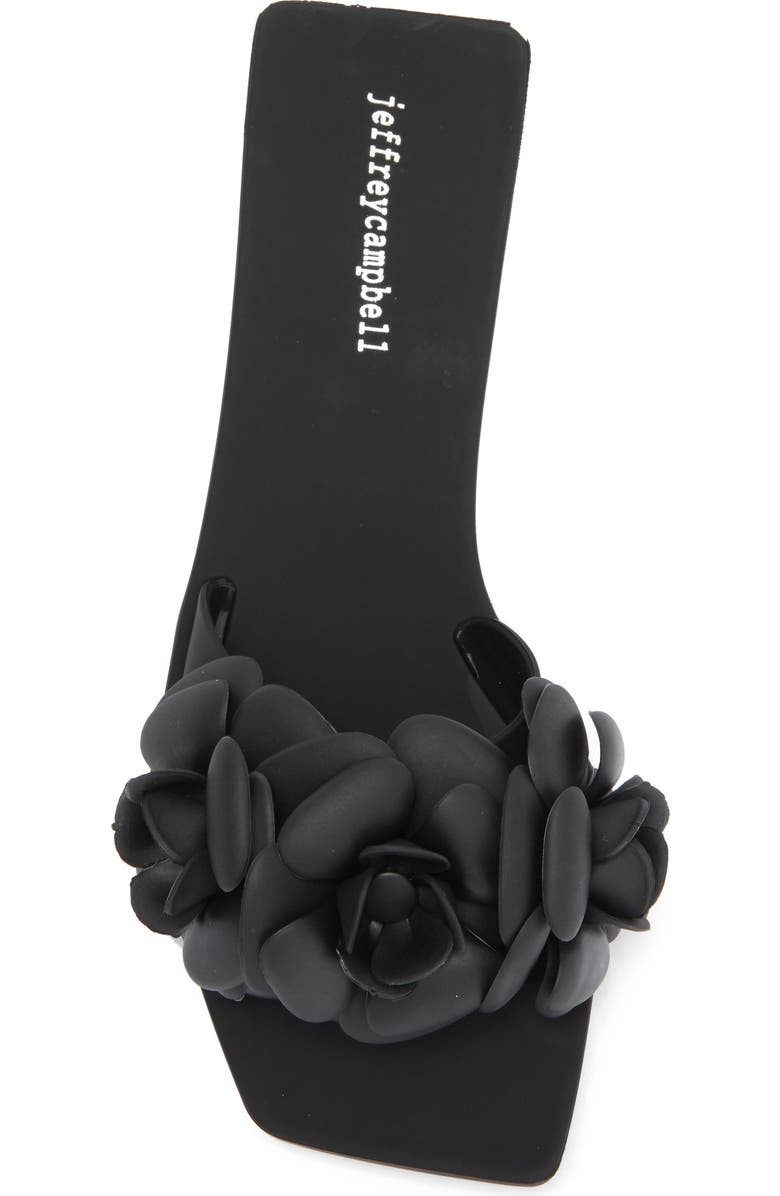 Jeffrey Campbell 3D Flower Jelly Slide Sandal, Alternate, color,