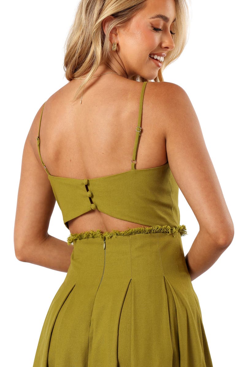 Petal & Pup Skye Cutout Maxi Dress, Alternate, color,