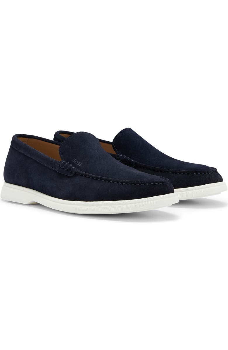 BOSS Sienne Loafer, Main, color, Dk Bu