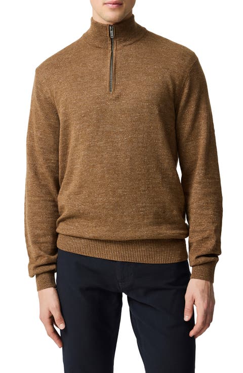 Fortrose Cotton Quarter Zip Sweater