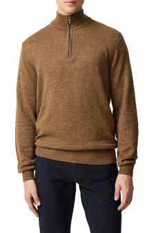 Rodd & Gunn Fortrose Cotton Quarter Zip Sweater