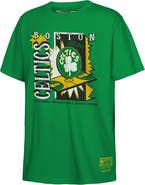 Mitchell & Ness Youth Mitchell & Ness Kelly Green Boston Celtics Retro '90s Poster T-Shirt